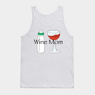 Wine mom Tank Top